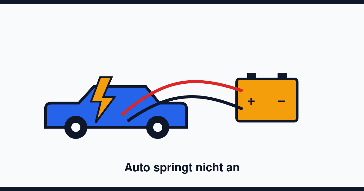 Auto springt nicht an: Ursachen erkennen, richtig überbrücken, Kosten im Überblick