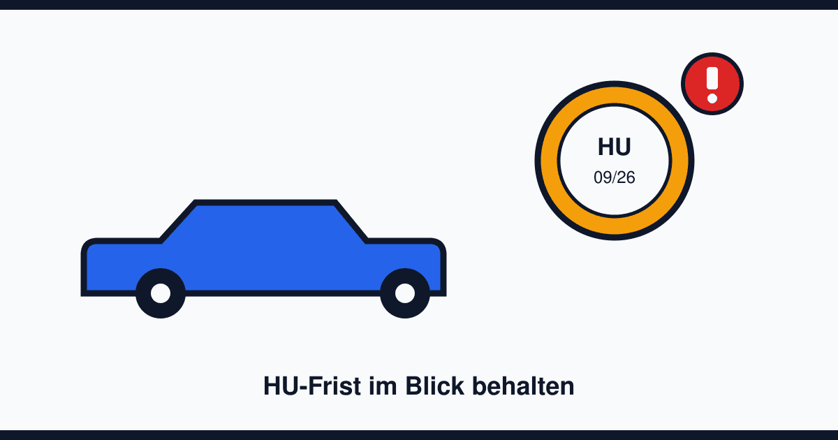 TÜV überziehen: Fristen, Bußgeld und Punkte bei abgelaufener Hauptuntersuchung